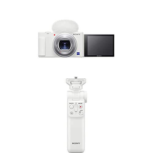 SONY - ZV-1（グリップ＋バッテリー計2個） Amazon.co.jp: SONY(ソニー) 【ZV-1 と グリップ セット】 快適